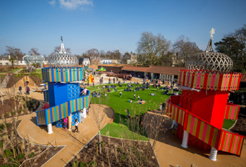 link to public space- magic garden