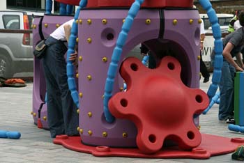 Snug, playground equipment.