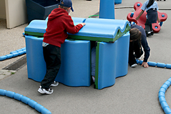 Snug, playground equipment.